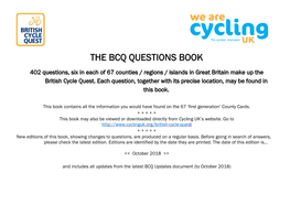 The Bcq Questions Book