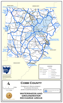 Groundwater Recharge Areas Watersheds WATERSHEDS and GROUNDWATER RECHARGE AREAS