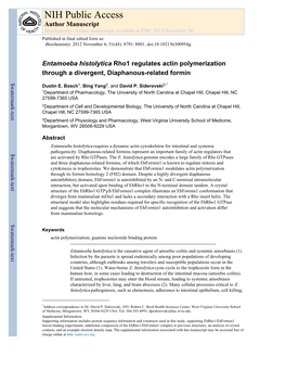 NIH Public Access Author Manuscript Biochemistry