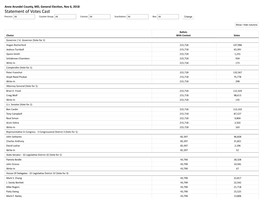 Statement of Votes Cast (PDF)