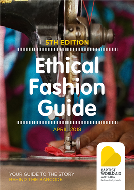 Ethical Fashion Guide APRIL 2018