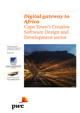 Cape Town’S Creative Software Design and Development Sector