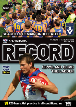 AFL Vic Record Round 6.Indd