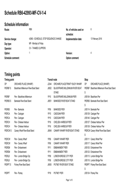 Standard Schedule RB6-42993-MF-CV-1-4