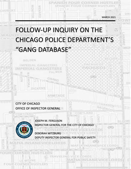 Gang Database”