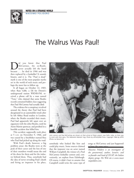 The Walrus Was Paul!