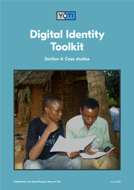 Digital Identity Toolkit Section 4: Case Studies