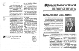 RESOURCE DEVELOPMENT COUNCIL for ALASKA, Inc