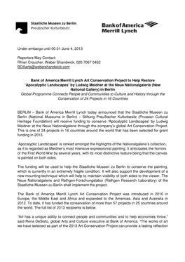 Press Release June 4St 2013Meidner