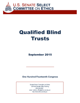 Qualified Blind Trusts Guide