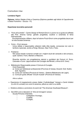 Curriculum Vitae