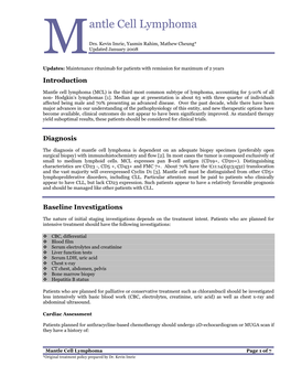 Antle Cell Lymphoma