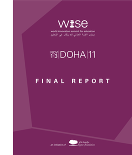 Wise 2011 • Final Report • Day 2: Debate