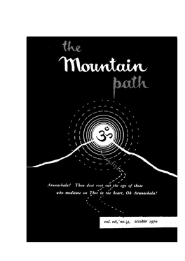 The Mountain Path Vol. 7 No. 4, Oct 1970