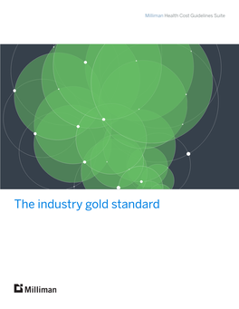 Milliman Health Cost Guidelines Suite