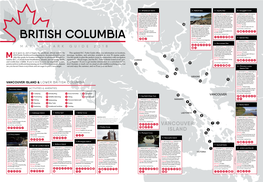 VANCOUVER ISLAND & LOWER BRITISH COLUMBIA Also an Airplane Float at the End of the Mooring Float