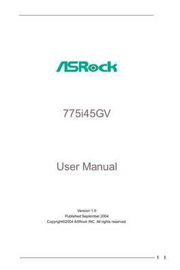 775I45gv User Manual