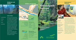 Flyer Nationalparkzentrum