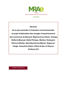 Liste Indicative Des Renseignements Devant Être Fournis Par Le Maître D'ouvrage Ne En Vue De La Décision De Soumission Ou N