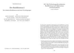 Der Buddhismus I Und Zentralasien Vonjens-Uwe Hartmann Der Indische Buddhismus Und Seine Verzweigungen