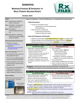 Dementia Overview