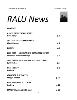 RALU News 10.1