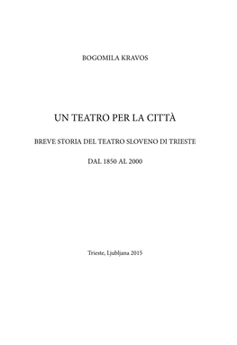 Un Teatro Per La Città