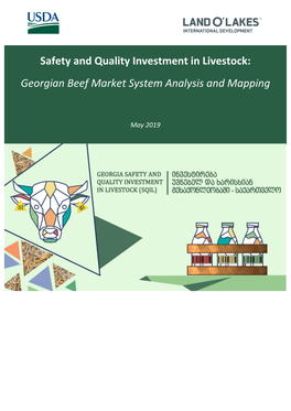 Georgian Beef Market System Analysis and Mapping