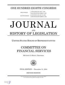 History of Legislation