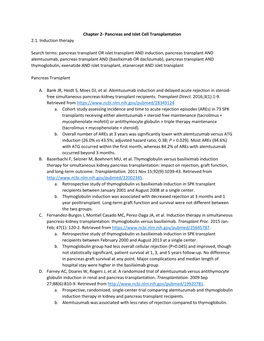 Pancreas Transplant OR Islet Transplant