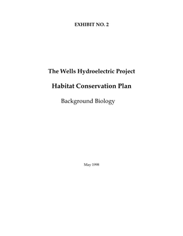 Habitat Conservation Plan