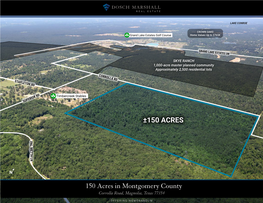 ±150 Acres in Montgomery County Corrolla Road, Magnolia, Texas 77354