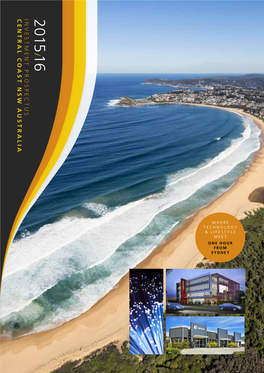 2015 / 16 Central Coast Nsw Australia Investment Prospectus 2015/16 Prospectus Investment