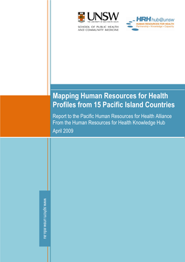 Mapping Human Resources for Health Profiles from 15 Pacific Island