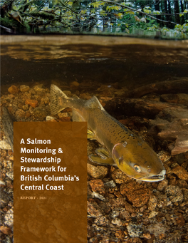 A Salmon Monitoring & Stewardship Framework for British Columbia's