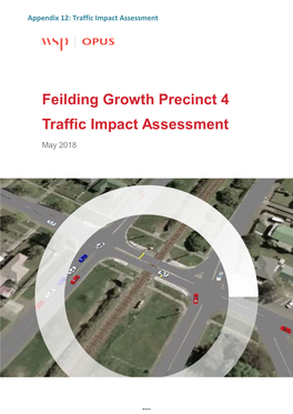 Feilding Growth Precinct 4 Traffic Impact Assessment