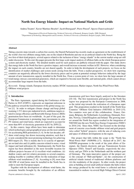 North Sea Energy Islands: Impact on National Markets and Grids