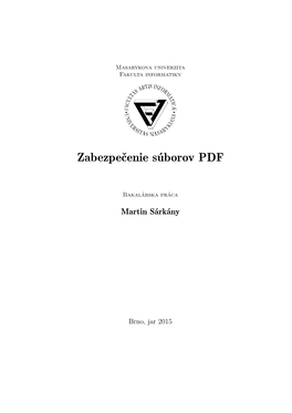 Zabezpečenie Súborov PDF