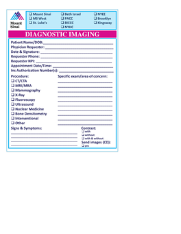 Diagnostic Imaging