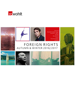 Foreign Rights Autumn & Winter 2016/2017 Foreign Rights