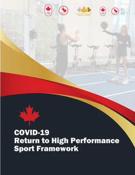 Canada's COVID-19 Return to High Performance Sport Framework