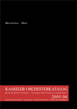 Kasseler Orchesterkatalog