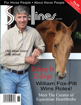 Riding in College William Fox-Pitt Wins Rolex! Meet the Creator of Equestrian Heartthrobs