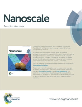 Nanoscale Accepted Manuscript