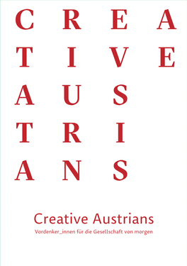 Creative Austrians Vordenker Innen Für Die Gesellschaft Von Morgen Creative Austrians Vordenker Innen Für Diegesellschaft Von Morgen 165