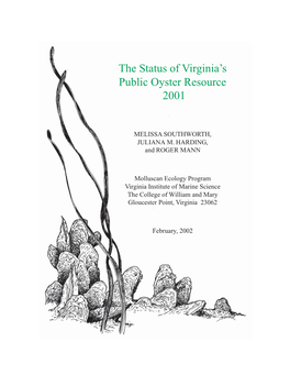 The Status of Virginia's Public Oyster Resource 2001