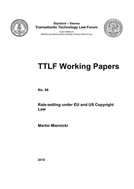 TTLF Working Papers