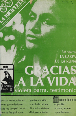 Violeta Parra Testimonio