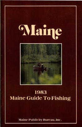 1983 Maine Guide to Fishing