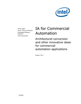 IA for Commercial Automation